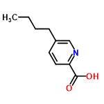 InChI=1/C10H13NO2/c1-2-3-4-8-5-6-9(10(12)13)11-7-8/h5-7H,2-4H2,1H3,(H,12,13)