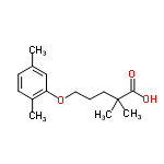 InChI=1/C15H22O3/c1-11-6-7-12(2)13(10-11)18-9-5-8-15(3,4)14(16)17/h6-7,10H,5,8-9H2,1-4H3,(H,16,17)