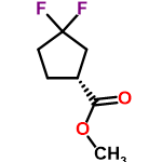 InChI=1/C7H10F2O2/c1-11-6(10)5-2-3-7(8,9)4-5/h5H,2-4H2,1H3/t5-/m1/s1