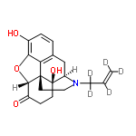 InChI=1/C19H21NO4/c1-2-8-20-9-7-18-15-11-3-4-12(21)16(15)24-17(18)13(22)5-6-19(18,23)14(20)10-11/h2-4,14,17,21,23H,1,5-10H2/t14-,17+,18+,19-/m1/s1/i1D2,2D,8D2