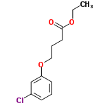 InChI=1/C12H15ClO3/c1-2-15-12(14)7-4-8-16-11-6-3-5-10(13)9-11/h3,5-6,9H,2,4,7-8H2,1H3