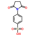 InChI=1/C10H9NO5S/c12-9-5-6-10(13)11(9)7-1-3-8(4-2-7)17(14,15)16/h1-4H,5-6H2,(H,14,15,16)