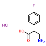 InChI=1/C9H10FNO2.ClH/c10-7-3-1-6(2-4-7)8(5-11)9(12)13;/h1-4,8H,5,11H2,(H,12,13);1H