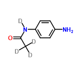 InChI=1/C8H10N2O/c1-6(11)10-8-4-2-7(9)3-5-8/h2-5H,9H2,1H3,(H,10,11)/i1D3/hD