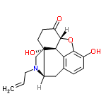 InChI=1/C19H21NO4/c1-2-8-20-9-7-18-15-11-3-4-12(21)16(15)24-17(18)13(22)5-6-19(18,23)14(20)10-11/h2-4,14,17,21,23H,1,5-10H2/t14-,17+,18+,19+/m1/s1