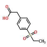 InChI=1/C10H12O4S/c1-2-15(13,14)9-5-3-8(4-6-9)7-10(11)12/h3-6H,2,7H2,1H3,(H,11,12)