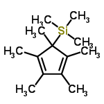 InChI=1/C13H24Si/c1-9-10(2)12(4)13(5,11(9)3)14(6,7)8/h1-8H3