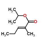 InChI=1/C9H16O2/c1-5-6-8(4)9(10)11-7(2)3/h6-7H,5H2,1-4H3/b8-6+