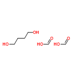 InChI=1/C4H10O2.2CH2O2/c5-3-1-2-4-6;2*2-1-3/h5-6H,1-4H2;2*1H,(H,2,3)