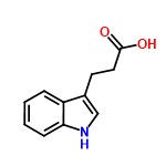 InChI=1/C11H11NO2/c13-11(14)6-5-8-7-12-10-4-2-1-3-9(8)10/h1-4,7,12H,5-6H2,(H,13,14)