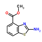 InChI=1/C9H8N2O2S/c1-13-8(12)5-3-2-4-6-7(5)11-9(10)14-6/h2-4H,1H3,(H2,10,11)