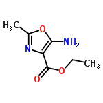 InChI=1/C7H10N2O3/c1-3-11-7(10)5-6(8)12-4(2)9-5/h3,8H2,1-2H3