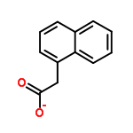 InChI=1/C12H10O2/c13-12(14)8-10-6-3-5-9-4-1-2-7-11(9)10/h1-7H,8H2,(H,13,14)/p-1