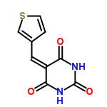 InChI=1/C9H6N2O3S/c12-7-6(3-5-1-2-15-4-5)8(13)11-9(14)10-7/h1-4H,(H2,10,11,12,13,14)