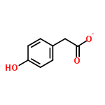 InChI=1/C8H8O3/c9-7-3-1-6(2-4-7)5-8(10)11/h1-4,9H,5H2,(H,10,11)/p-1