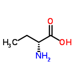 InChI=1/C4H9NO2/c1-2-3(5)4(6)7/h3H,2,5H2,1H3,(H,6,7)/t3-/m1/s1