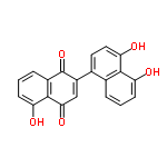 InChI=1/C20H12O5/c21-14-5-1-3-11-10(7-8-16(23)18(11)14)13-9-17(24)19-12(20(13)25)4-2-6-15(19)22/h1-9,21-23H