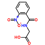 InChI=1/C9H8N2O5/c12-8(13)5-10-9(14)6-3-1-2-4-7(6)11(15)16/h1-4H,5H2,(H,10,14)(H,12,13)