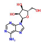 InChI=1/C10H13N5O4/c11-8-5-9(13-2-12-8)15(3-14-5)10-7(18)6(17)4(1-16)19-10/h2-4,6-7,10,16-18H,1H2,(H2,11,12,13)/t4-,6-,7-,10+/m0/s1