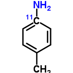 InChI=1/C7H9N/c1-6-2-4-7(8)5-3-6/h2-5H,8H2,1H3/i7-1