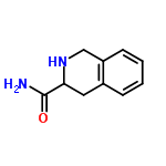 InChI=1/C10H12N2O/c11-10(13)9-5-7-3-1-2-4-8(7)6-12-9/h1-4,9,12H,5-6H2,(H2,11,13)