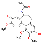 InChI=1/C21H23NO6/c1-11(23)22-15-7-5-12-9-17(25)20(27-3)21(28-4)19(12)13-6-8-18(26-2)16(24)10-14(13)15/h6,8-10,15,25H,5,7H2,1-4H3,(H,22,23)