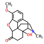 InChI=1/C18H21NO4/c1-19-8-7-17-14-10-3-4-12(22-2)15(14)23-16(17)11(20)5-6-18(17,21)13(19)9-10/h3-4,13,16,21H,5-9H2,1-2H3