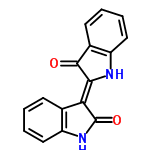 InChI=1/C16H10N2O2/c19-15-10-6-2-4-8-12(10)17-14(15)13-9-5-1-3-7-11(9)18-16(13)20/h1-8,17H,(H,18,20)/b14-13-