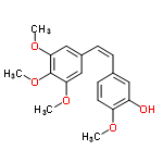 InChI=1/C18H20O5/c1-20-15-8-7-12(9-14(15)19)5-6-13-10-16(21-2)18(23-4)17(11-13)22-3/h5-11,19H,1-4H3/b6-5-