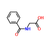 InChI=1/C9H9NO3/c11-8(12)6-10-9(13)7-4-2-1-3-5-7/h1-5H,6H2,(H,10,13)(H,11,12)