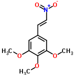 InChI=1/C11H13NO5/c1-15-9-6-8(4-5-12(13)14)7-10(16-2)11(9)17-3/h4-7H,1-3H3/b5-4+