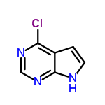 InChI=1/C6H4ClN3/c7-5-4-1-2-8-6(4)10-3-9-5/h1-3H,(H,8,9,10)