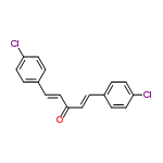 InChI=1/C17H12Cl2O/c18-15-7-1-13(2-8-15)5-11-17(20)12-6-14-3-9-16(19)10-4-14/h1-12H/b11-5+,12-6+