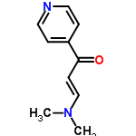 InChI=1/C10H12N2O/c1-12(2)8-5-10(13)9-3-6-11-7-4-9/h3-8H,1-2H3/b8-5+