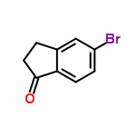 InChI=1/C9H7BrO/c10-7-2-3-8-6(5-7)1-4-9(8)11/h2-3,5H,1,4H2