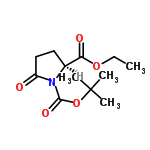 InChI=1/C12H19NO5/c1-5-17-10(15)8-6-7-9(14)13(8)11(16)18-12(2,3)4/h8H,5-7H2,1-4H3/t8-/m0/s1