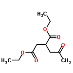 InChI=1/C11H18O5/c1-4-15-10(13)7-9(6-8(3)12)11(14)16-5-2/h9H,4-7H2,1-3H3