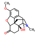 InChI=1/C18H21NO4/c1-19-8-7-17-14-10-3-4-12(22-2)15(14)23-16(17)11(20)5-6-18(17,21)13(19)9-10/h3-4,13,16,21H,5-9H2,1-2H3/t13-,16?,17+,18-/m1/s1