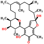 InChI=1/C29H42O6/c1-14-8-9-22-18(5)24(30)19(6)28(34-22)23-21-13-29(33,17(4)12-16(3)11-15(2)10-14)35-27(21)20(7)25(31)26(23)32/h10,13-14,16-19,22,24,28,30,32-33H,8-9,11-12H2,1-7H3/b15-10+/t14-,16+,17-,18-,19+,22+,24-,28+,29+/m0/s1