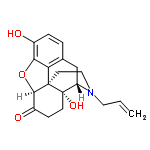 InChI=1/C19H21NO4/c1-2-8-20-9-7-18-15-11-3-4-12(21)16(15)24-17(18)13(22)5-6-19(18,23)14(20)10-11/h2-4,14,17,21,23H,1,5-10H2/t14-,17+,18+,19-/m0/s1