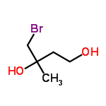 InChI=1/C5H11BrO2/c1-5(8,4-6)2-3-7/h7-8H,2-4H2,1H3