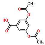 InChI=1/C11H10O6/c1-6(12)16-9-3-8(11(14)15)4-10(5-9)17-7(2)13/h3-5H,1-2H3,(H,14,15)