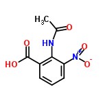 InChI=1/C9H8N2O5/c1-5(12)10-8-6(9(13)14)3-2-4-7(8)11(15)16/h2-4H,1H3,(H,10,12)(H,13,14)