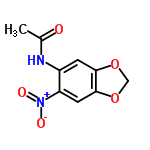 InChI=1/C9H8N2O5/c1-5(12)10-6-2-8-9(16-4-15-8)3-7(6)11(13)14/h2-3H,4H2,1H3,(H,10,12)