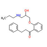 InChI=1/C21H27NO3/c1-2-14-22-15-18(23)16-25-21-11-7-6-10-19(21)20(24)13-12-17-8-4-3-5-9-17/h3-11,18,22-23H,2,12-16H2,1H3