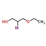 InChI=1/C5H11BrO2/c1-2-8-4-5(6)3-7/h5,7H,2-4H2,1H3