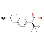 InChI=1/C13H18O2/c1-9(2)8-11-4-6-12(7-5-11)10(3)13(14)15/h4-7,9-10H,8H2,1-3H3,(H,14,15)/t10-/m0/s1/i3D3