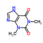 InChI=1/C7H8N4O2/c1-10-5-4(8-3-9-5)6(12)11(2)7(10)13/h3H,1-2H3,(H,8,9)/i7+1,10+1,11+1