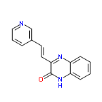 InChI=1/C15H11N3O/c19-15-14(8-7-11-4-3-9-16-10-11)17-12-5-1-2-6-13(12)18-15/h1-10H,(H,18,19)/b8-7+