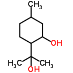 InChI=1/C10H20O2/c1-7-4-5-8(9(11)6-7)10(2,3)12/h7-9,11-12H,4-6H2,1-3H3